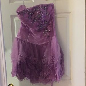 Short purple prom/homecoming dress! MEDIUM!